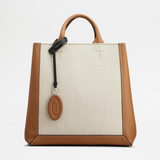 Double Up Medium Shopping Bag in Brown