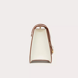 VLogo O'Clock Small Shoulder Bag in Ivory