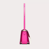 Rockstud23 Small Shoulder Bag in Pink PP Handbags VALENTINO - LOLAMIR