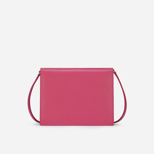 DG Logo Small Crossbody Bag in Fuchsia Handbags DOLCE & GABBANA - LOLAMIR