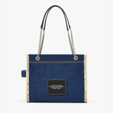 The Denim Chain Medium Tote Bag