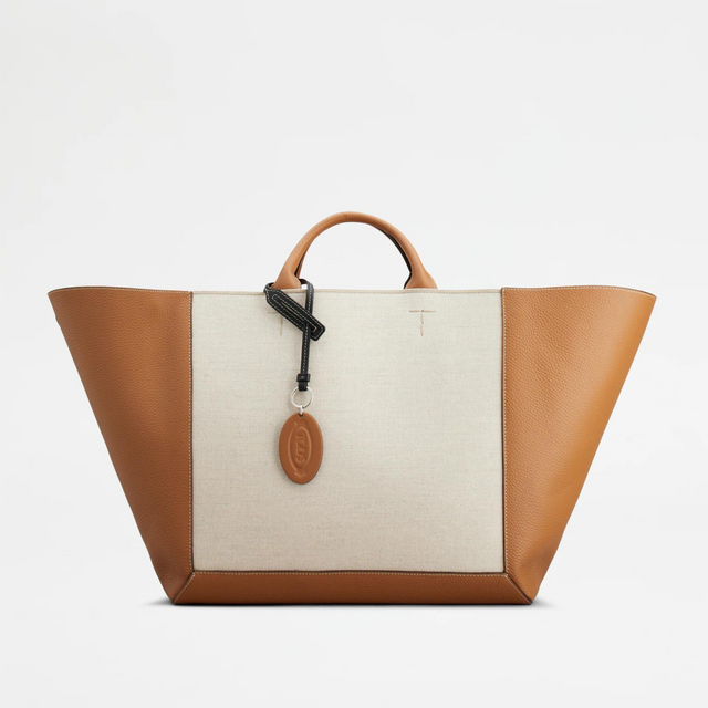 Double Up Large Shopping Bag in Brown