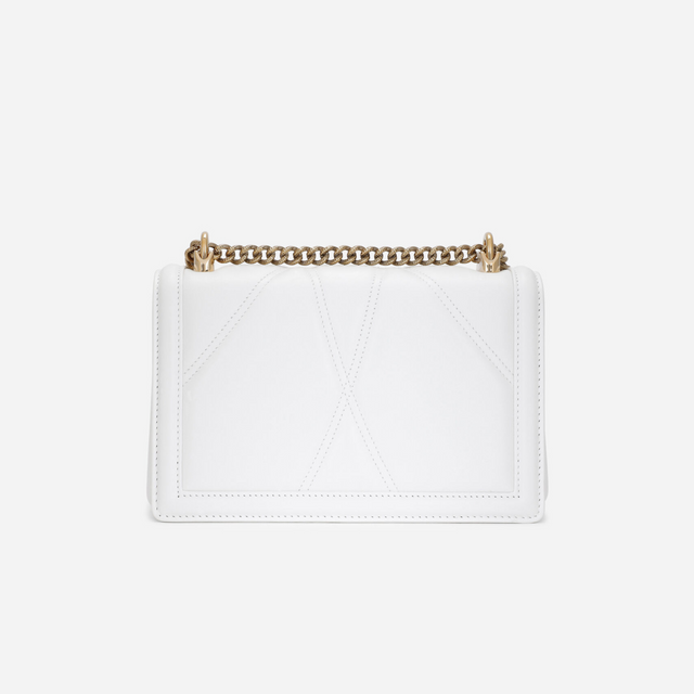 Devotion Medium Shoulder Bag in White