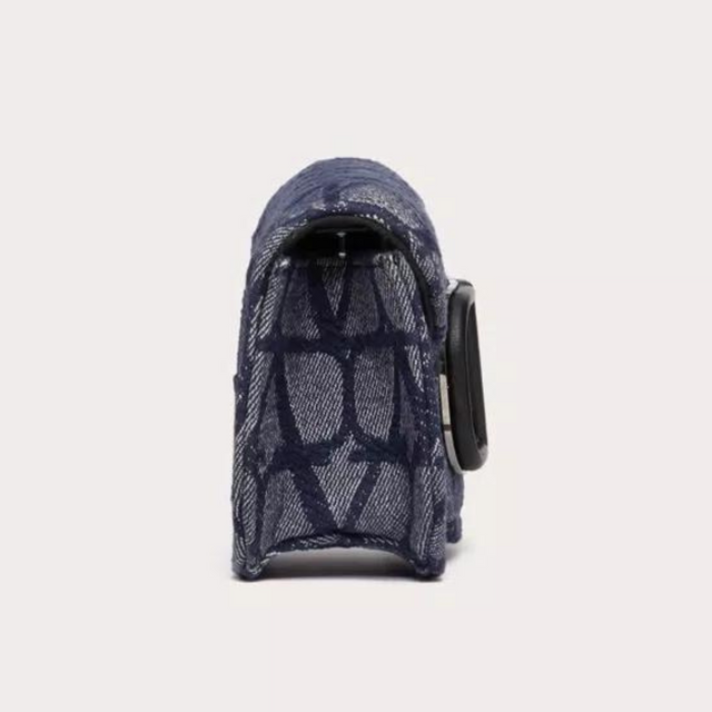 Locò Mini Toile Iconographe Shoulder Bag in Denim