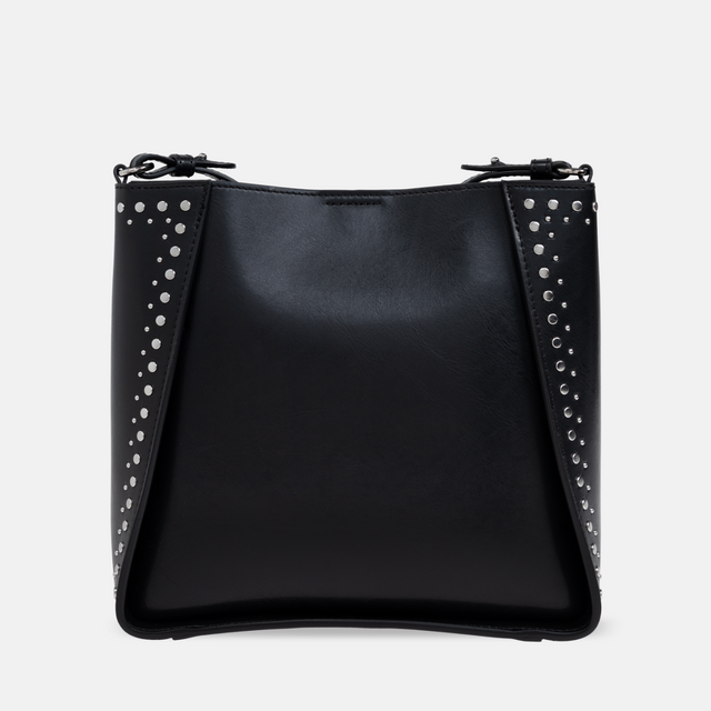 Logo Studded Alter Shoulder Bag