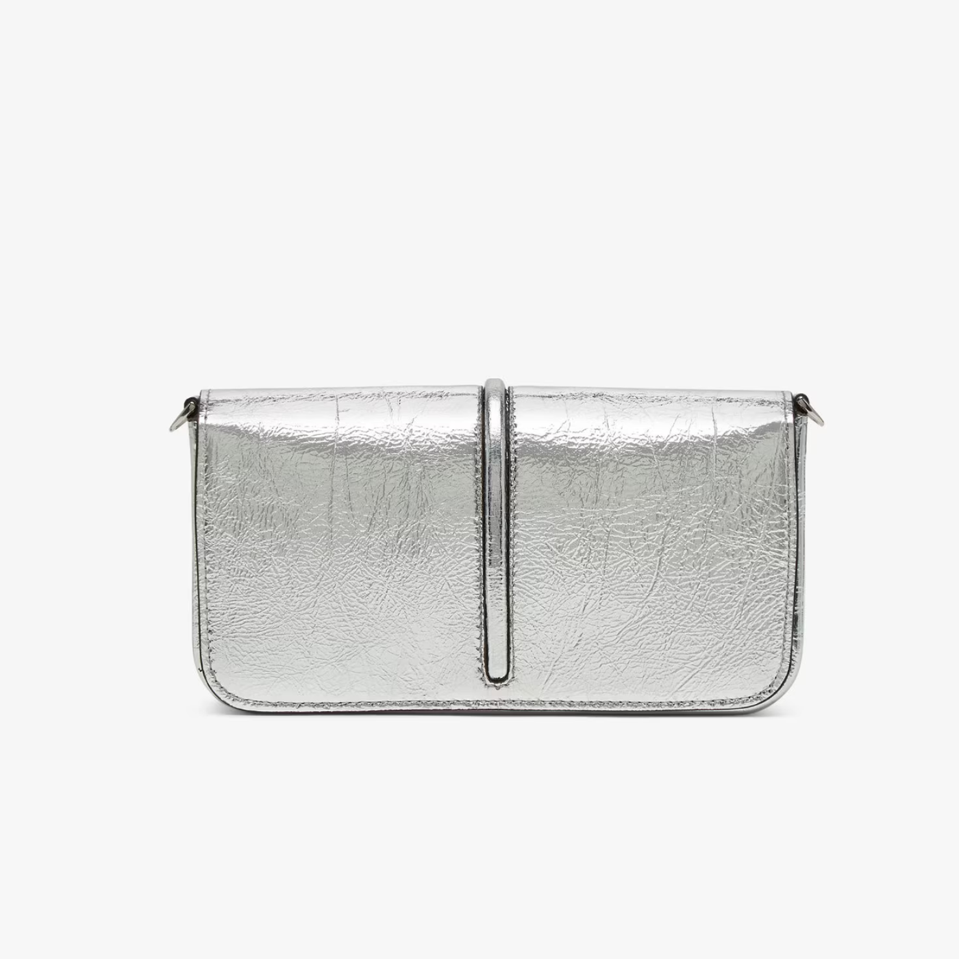 Fendigraphy Wallet On Chain in Silver Handbags FENDI - LOLAMIR