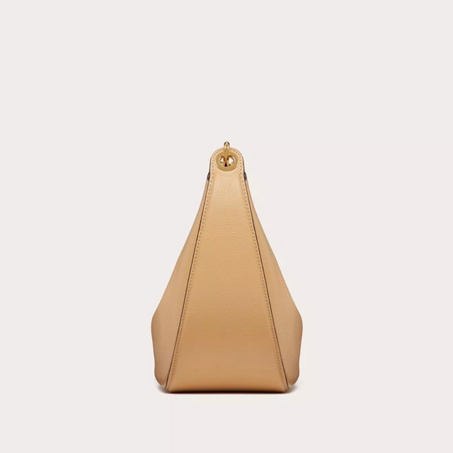 VLogo Moon Small Hobo Bag In Cappuccino Handbags VALENTINO - LOLAMIR