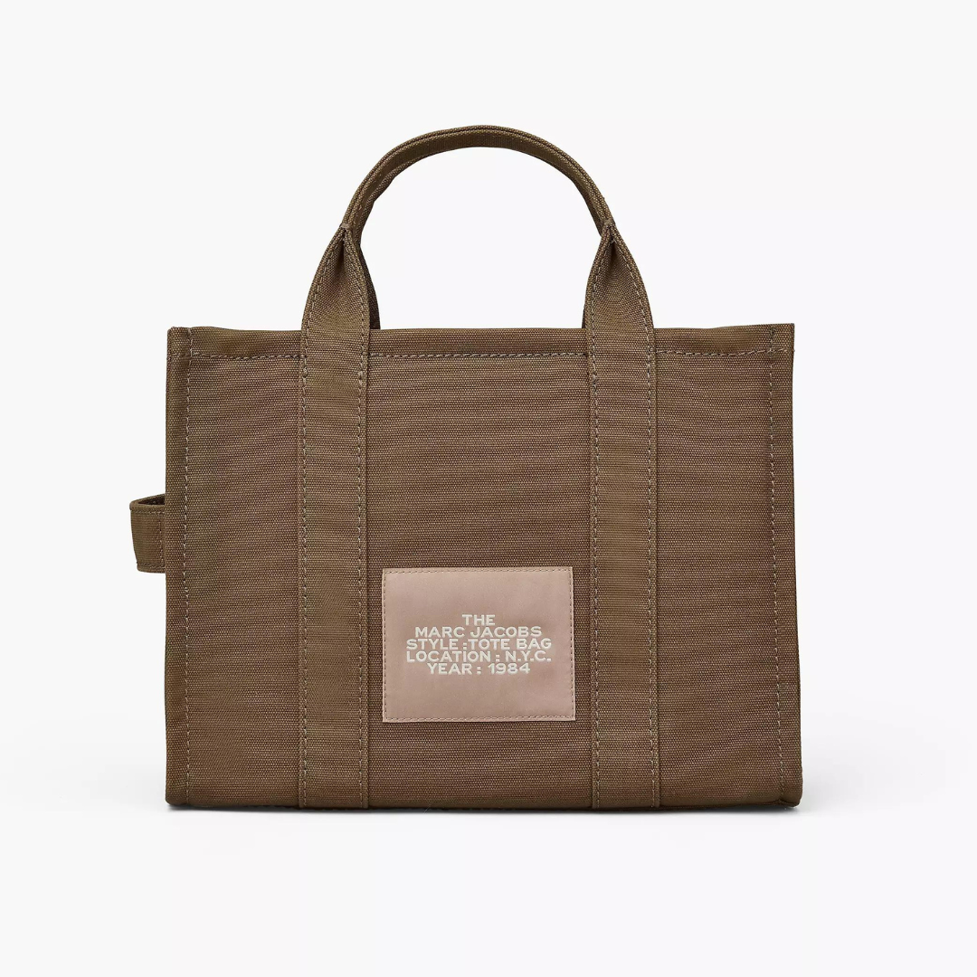 The Canvas Medium Tote Bag in Slate Green Handbags MARC JACOBS - LOLAMIR