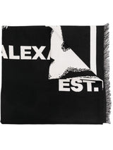 Alexander McQueen Scarfs Black Scarf Alexander Mcqueen - LOLAMIR