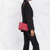 The Four Ring Shoulder Bag in Red Handbags ALEXANDER MCQUEEN - LOLAMIR