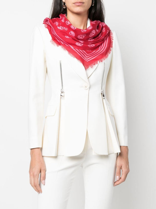 Alexander McQueen Scarfs Red Scarf Alexander Mcqueen - LOLAMIR