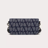 Locò Mini Toile Iconographe Shoulder Bag in Denim