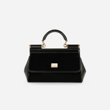 Sicily Small Handbag in Glossy Black