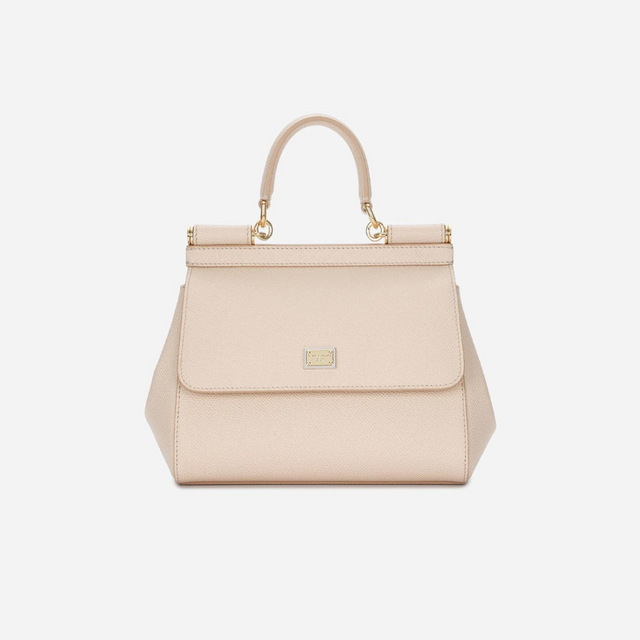 Sicily Medium Handbag in Pale Pink