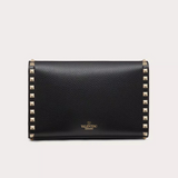 Rockstud Small Crossbody Bag in Black Handbags VALENTINO - LOLAMIR