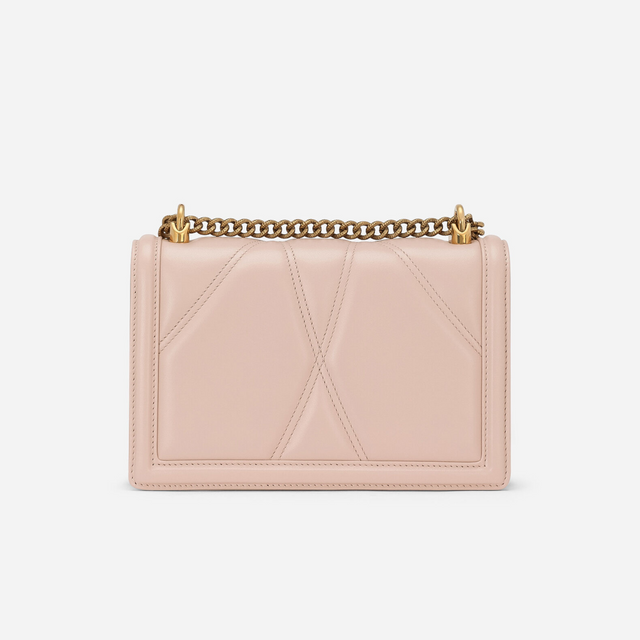 Devotion Medium Shoulder Bag in Pale Pink