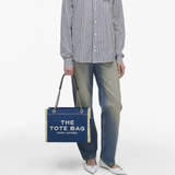 The Denim Chain Medium Tote Bag