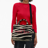 The Zebra Canvas Medium Tote Bag