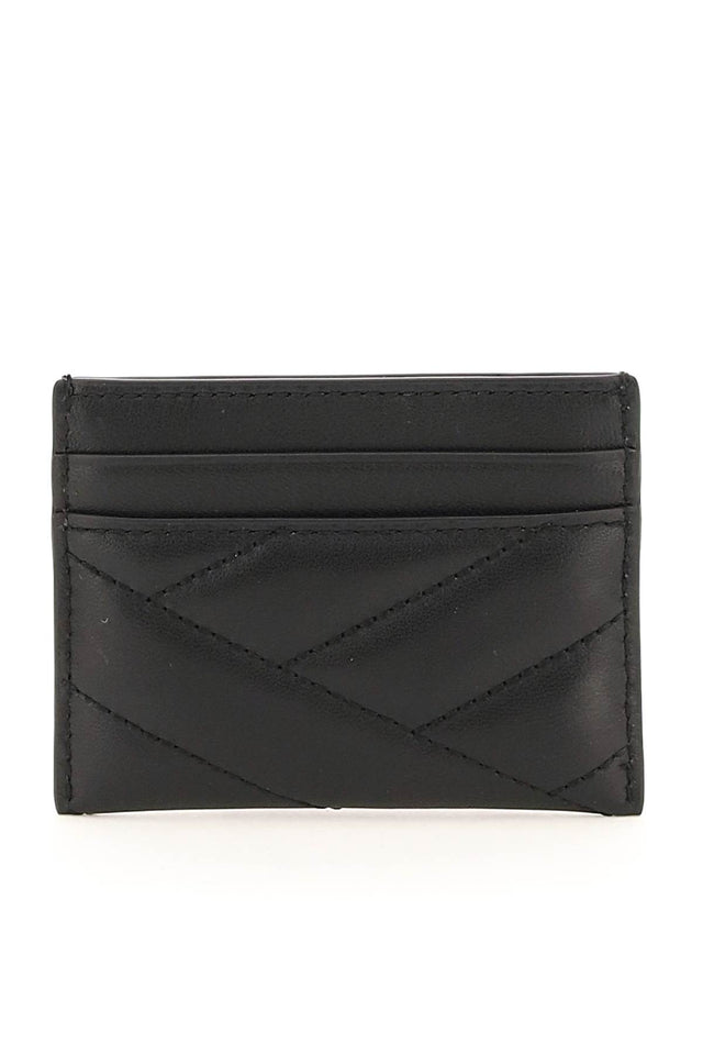 Kira Chevron Cardholder in Black