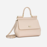 Sicily Medium Handbag in Pale Pink