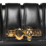 The Slash Clutch in Black Handbags ALEXANDER MCQUEEN - LOLAMIR