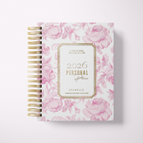 DAILY | Dreamy Peonies | Spiral Planner | Custom Start Month | Pink