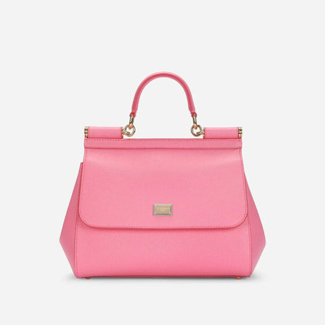 Sicily Large Handbag in Pink Handbags DOLCE & GABBANA - LOLAMIR