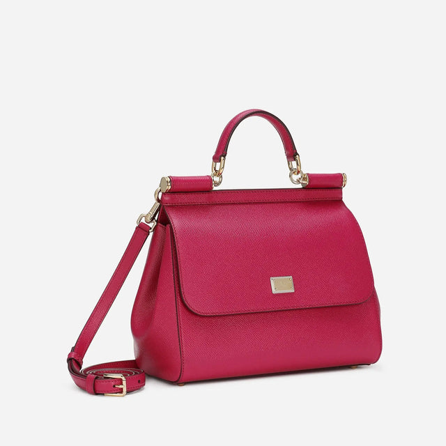 Sicily Large handbag in Fuchsia Handbags DOLCE & GABBANA - LOLAMIR