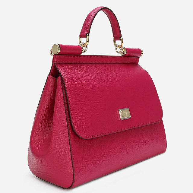 Sicily Large handbag in Fuchsia Handbags DOLCE & GABBANA - LOLAMIR