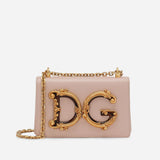 DG Girls Shoulder Bag in Pale Pink Handbags DOLCE & GABBANA - LOLAMIR
