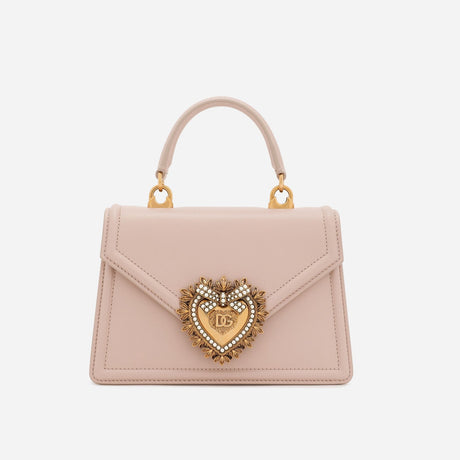 Devotion Small Top Handle Bag in Pale Pink Handbags DOLCE & GABBANA - LOLAMIR