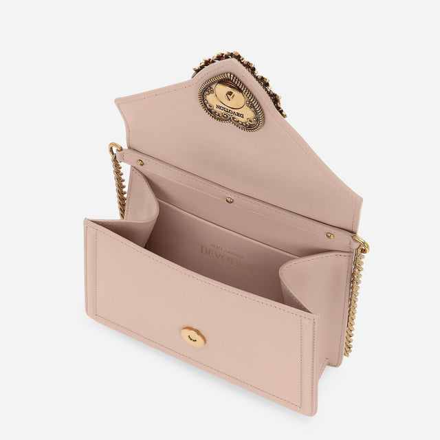 Devotion Small Top Handle Bag in Pale Pink Handbags DOLCE & GABBANA - LOLAMIR