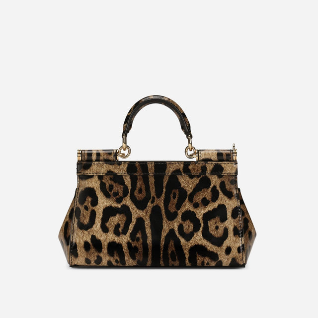 KIM D&G Sicily Small Handbag in Animal Print Handbags DOLCE & GABBANA - LOLAMIR