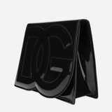 DG Logo Small Crossbody Bag in Glossy Black Handbags DOLCE & GABBANA - LOLAMIR