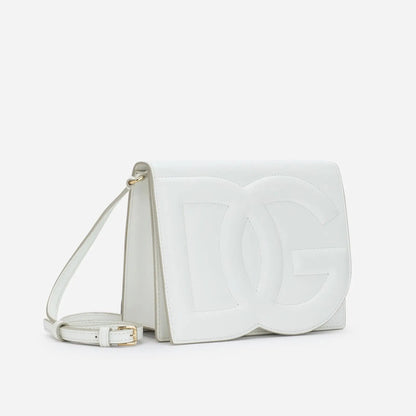 DG Logo Crossbody bag in White Handbags DOLCE & GABBANA - LOLAMIR