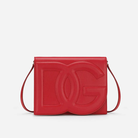 DG Logo Crossbody Bag in Red Handbags DOLCE & GABBANA - LOLAMIR