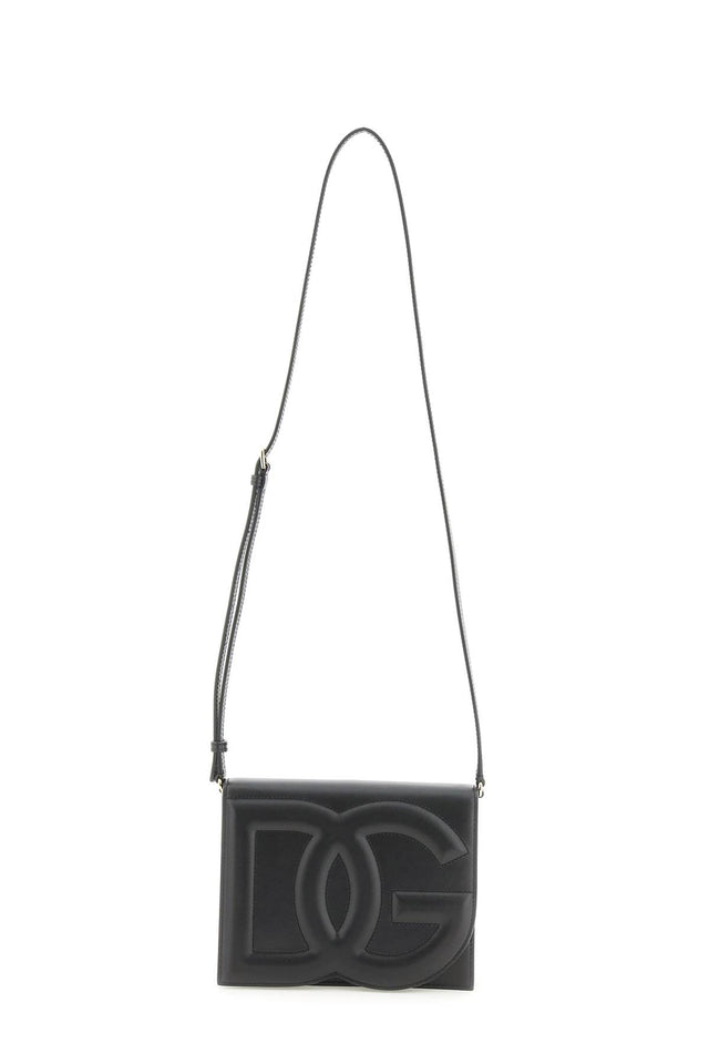 DG Logo Small Crossbody Bag in Black