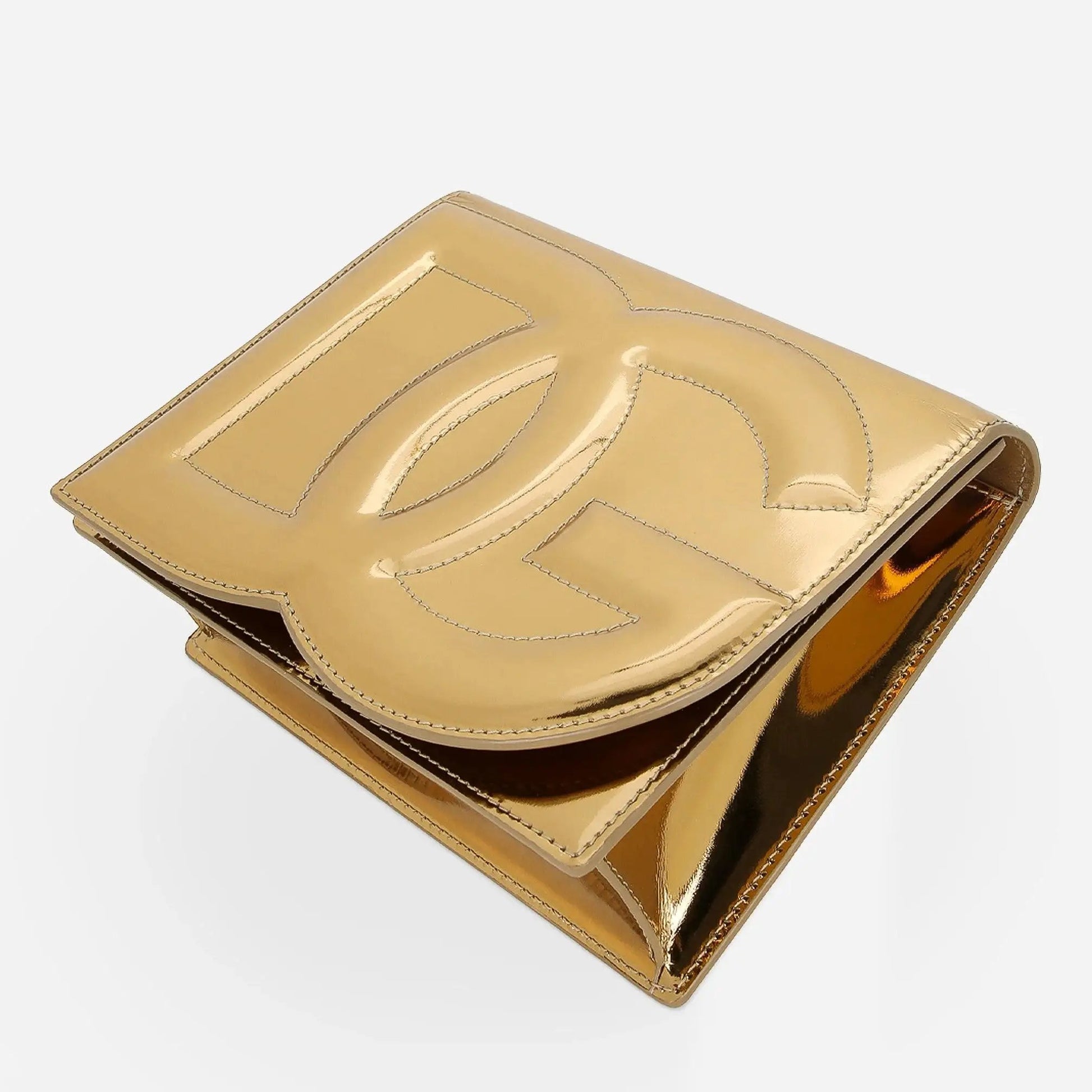 DG Logo Crossbody bag in Gold Handbags DOLCE & GABBANA - LOLAMIR