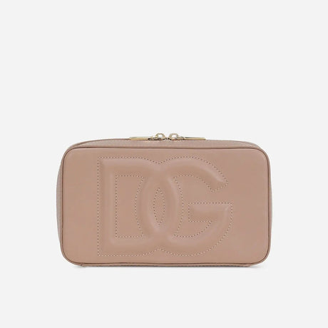 DG Logo Small Camera Bag in Pale Pink Handbags DOLCE & GABBANA - LOLAMIR