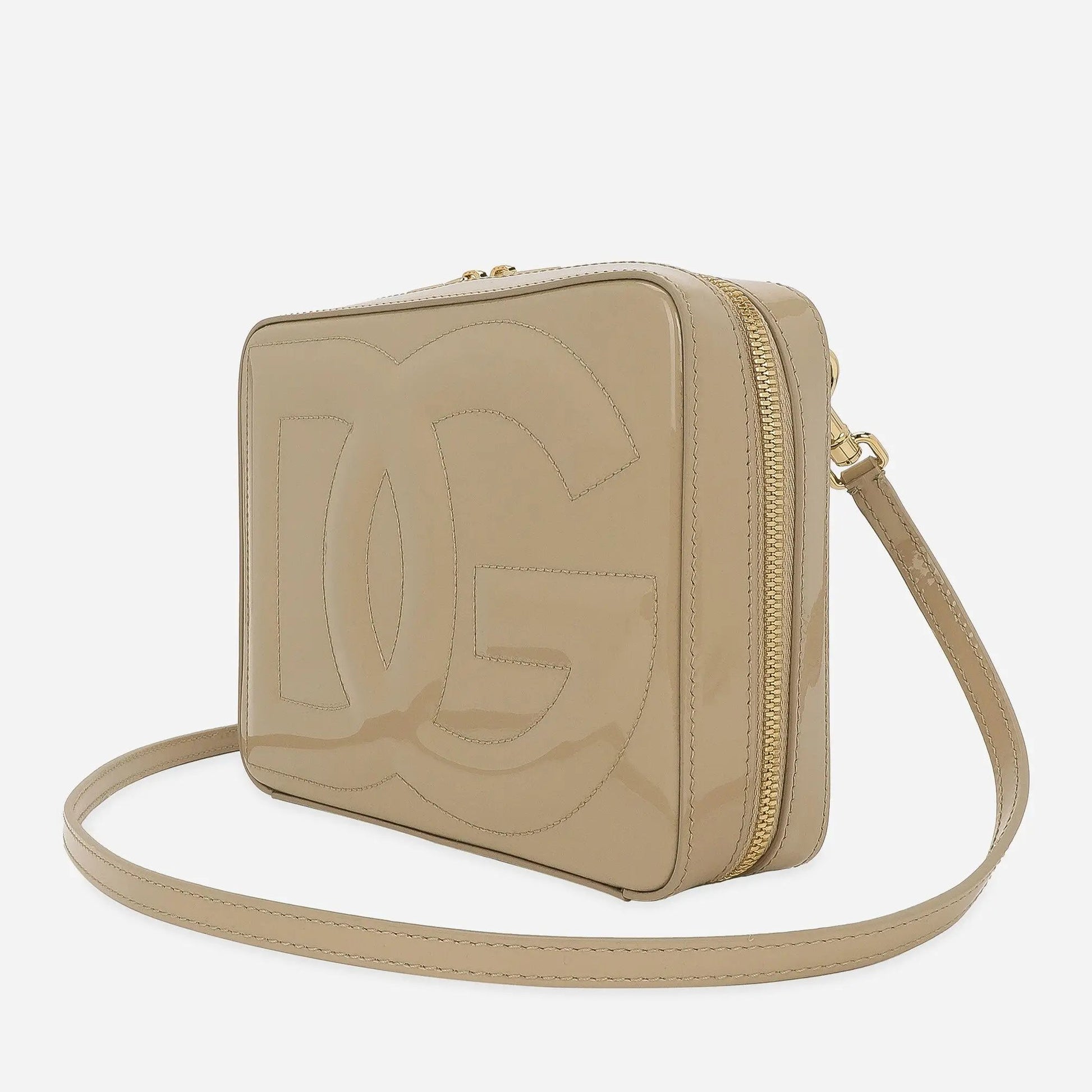 DG Logo Medium camera bag in Beige Handbags DOLCE & GABBANA - LOLAMIR