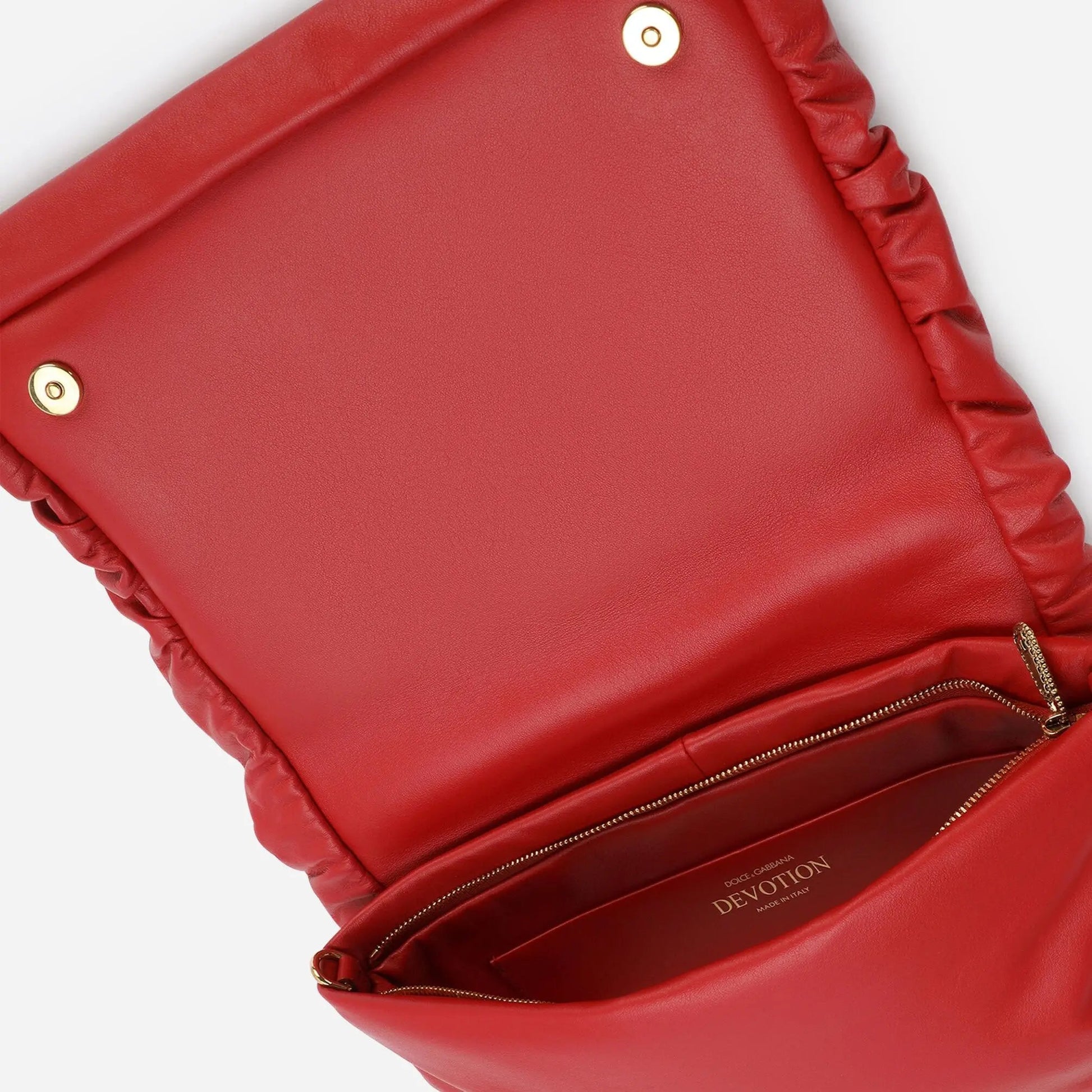 Devotion Soft Medium bag in Red Handbags DOLCE & GABBANA - LOLAMIR