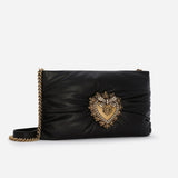 Devotion Soft Small Bag in Black Handbags DOLCE & GABBANA - LOLAMIR