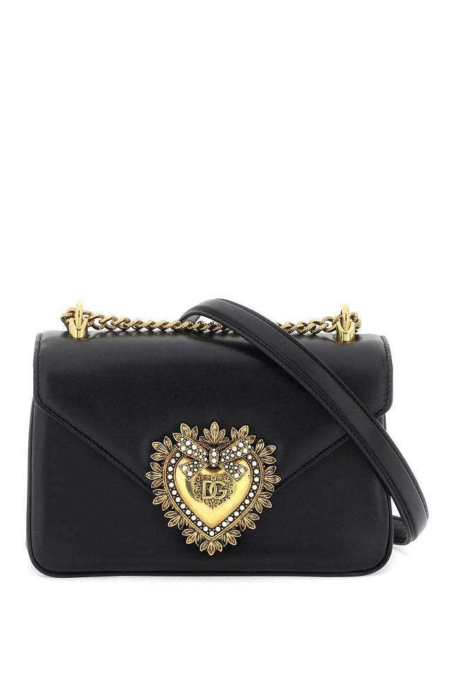 Devotion Smooth Shoulder Bag in Black