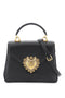 Devotion Medium Top Handle Bag in Black