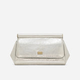 Sicily Clutch in Silver Handbags DOLCE & GABBANA - LOLAMIR