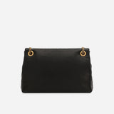 Devotion Soft Medium Shoulder Bag in Black Handbags DOLCE & GABBANA - LOLAMIR