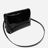 DG Logo Soft Patent Shoulder Bag in Black Handbags DOLCE & GABBANA - LOLAMIR