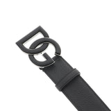 D&G Logo Buckle Leather Belt