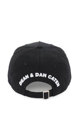 Embroidered Baseball Cap in Black
