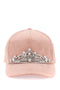 Baseball Cap With Built-In Tiara